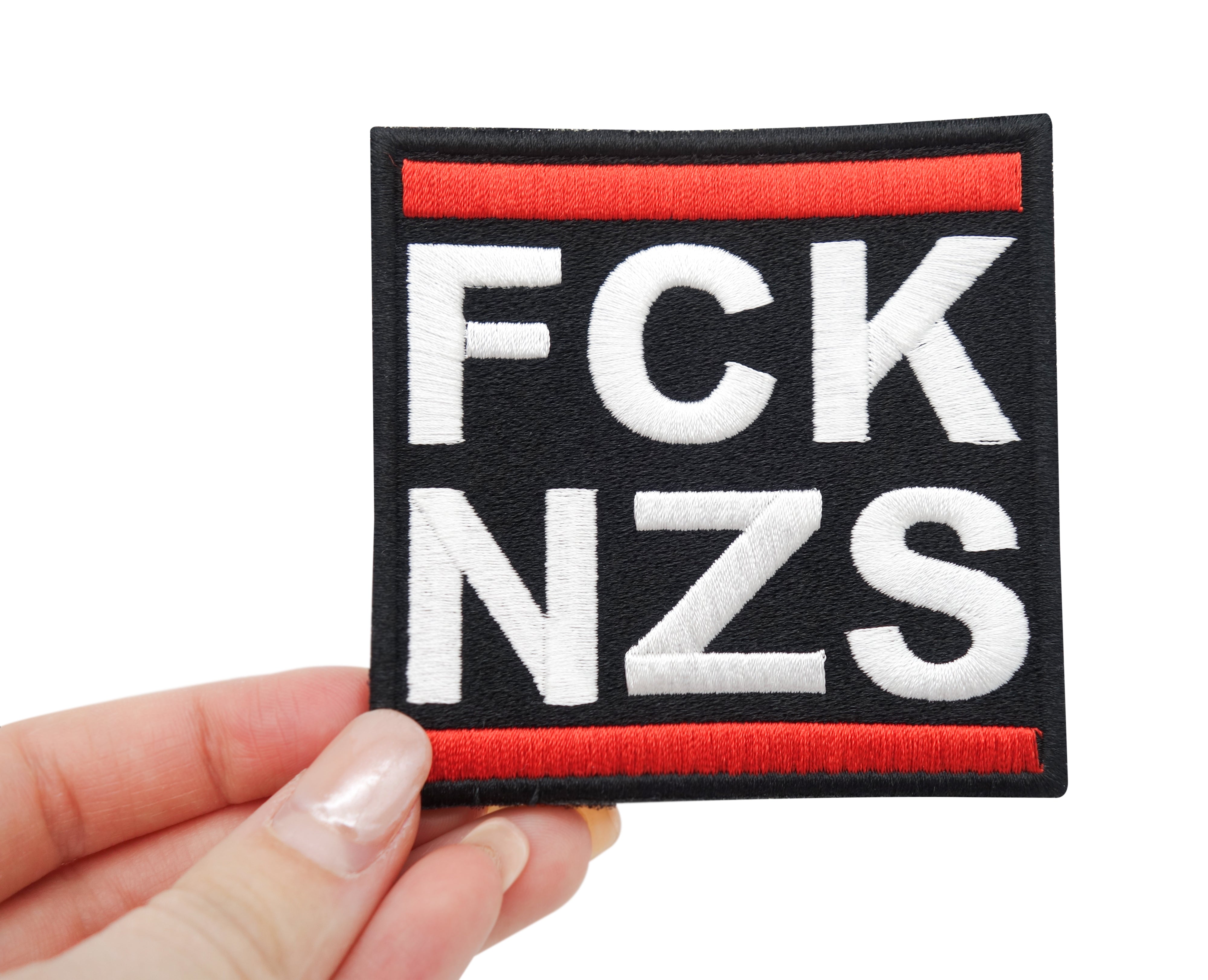 Klett Patch - FCK NZS | Klett Patches, Aufnäher, FCKNZS Klettpatches, Badge, Anti AFD Klettpatch, Finally Home