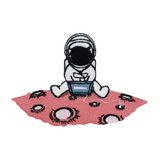 WLAN Moon Patch for ironing astronaut, alien iron-on patches UFO NASA patches