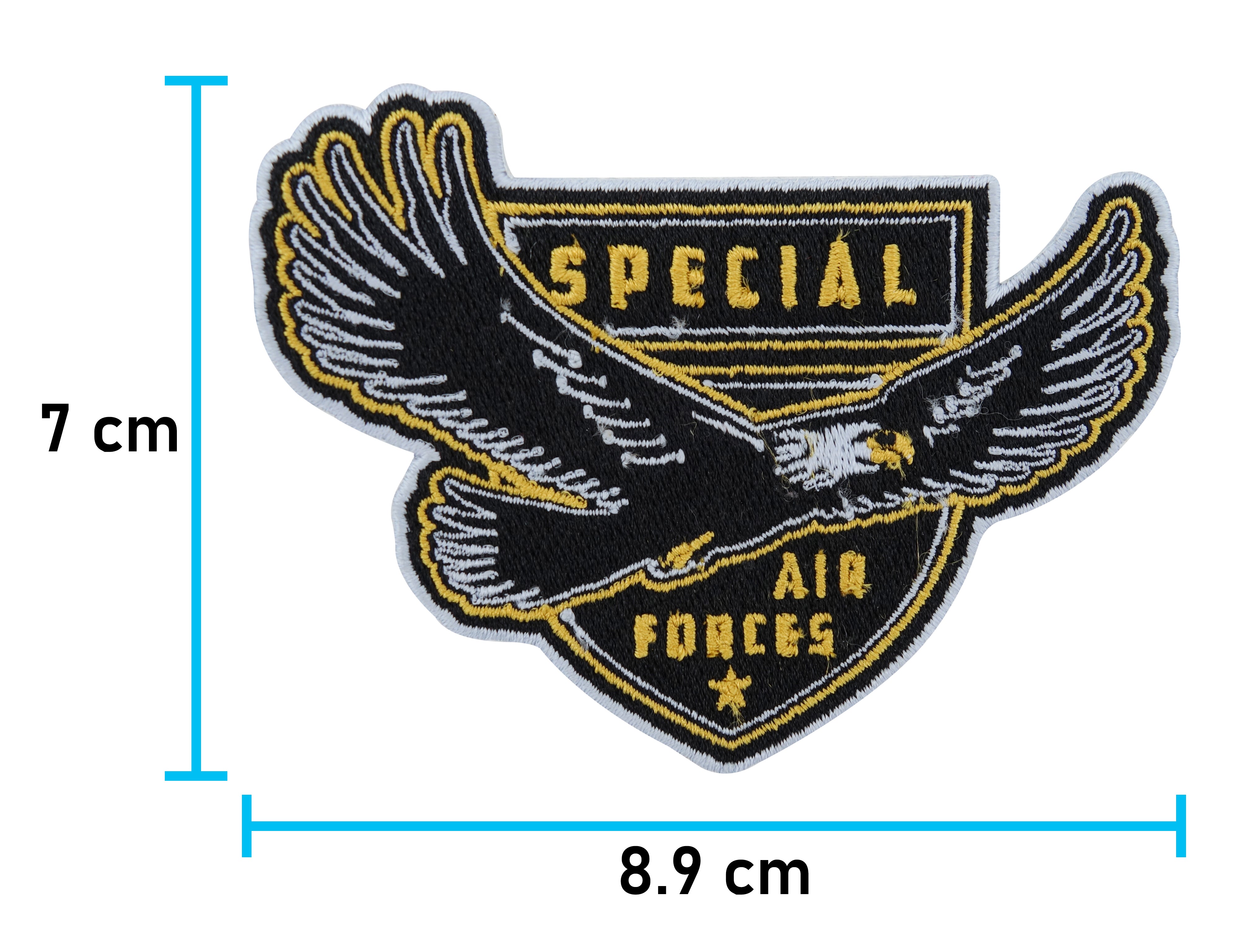 Air Forces Adler Abzeichen Patch Maße 7 x 8,9 cm