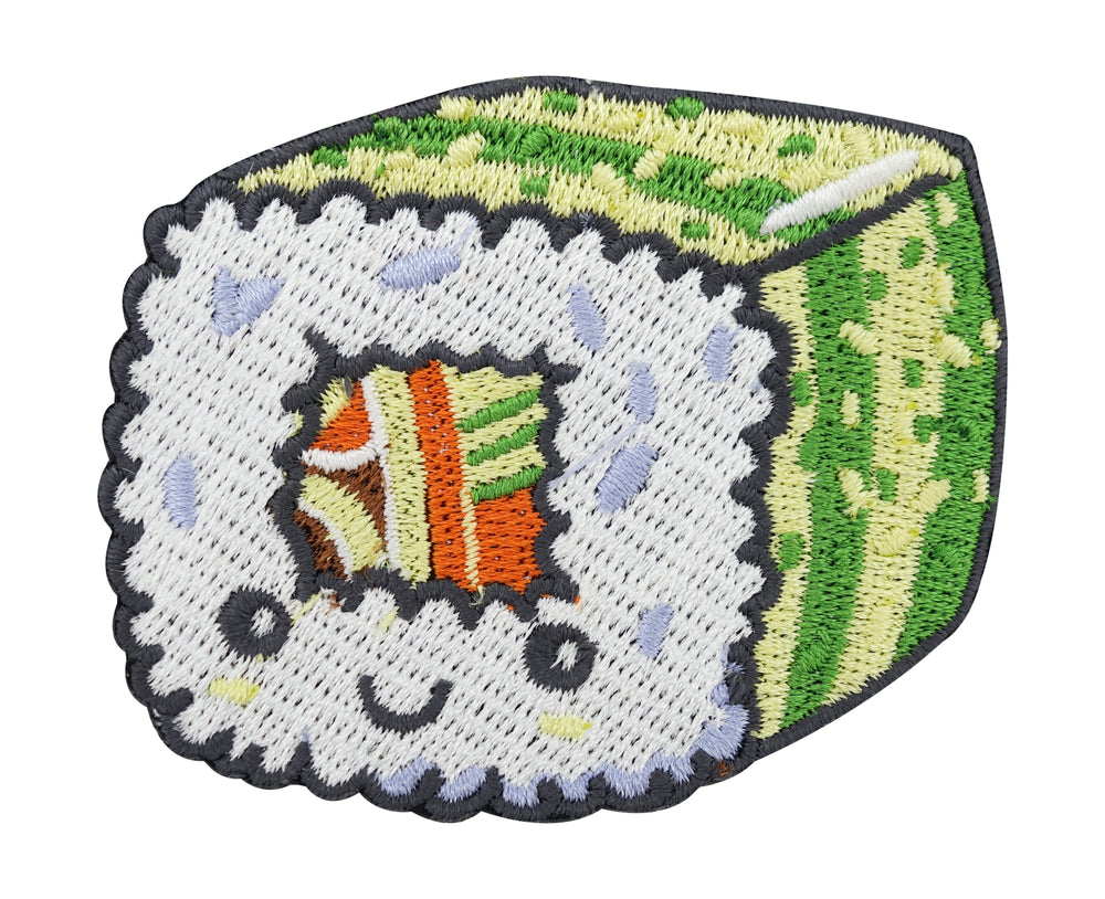 Grün-weißer Kawaii Sushi Patch