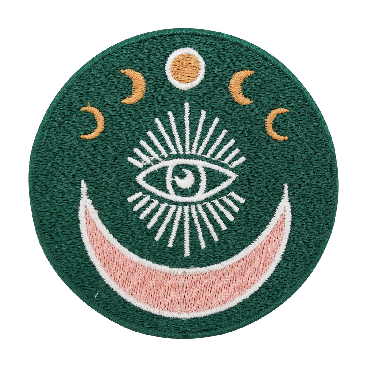 Grüner Mondphasen mit Auge Patch