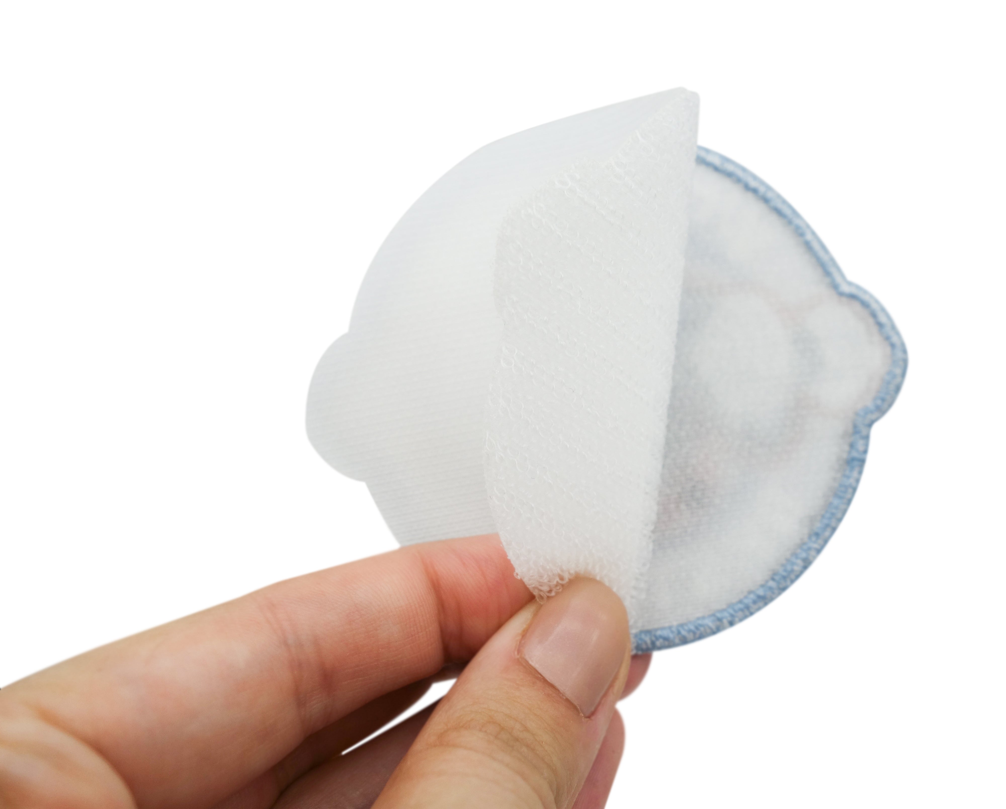 Klettrückseite des Patches mit extra Klettfläche