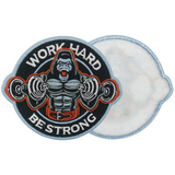 Vorder- und Klettrückseite des Patches