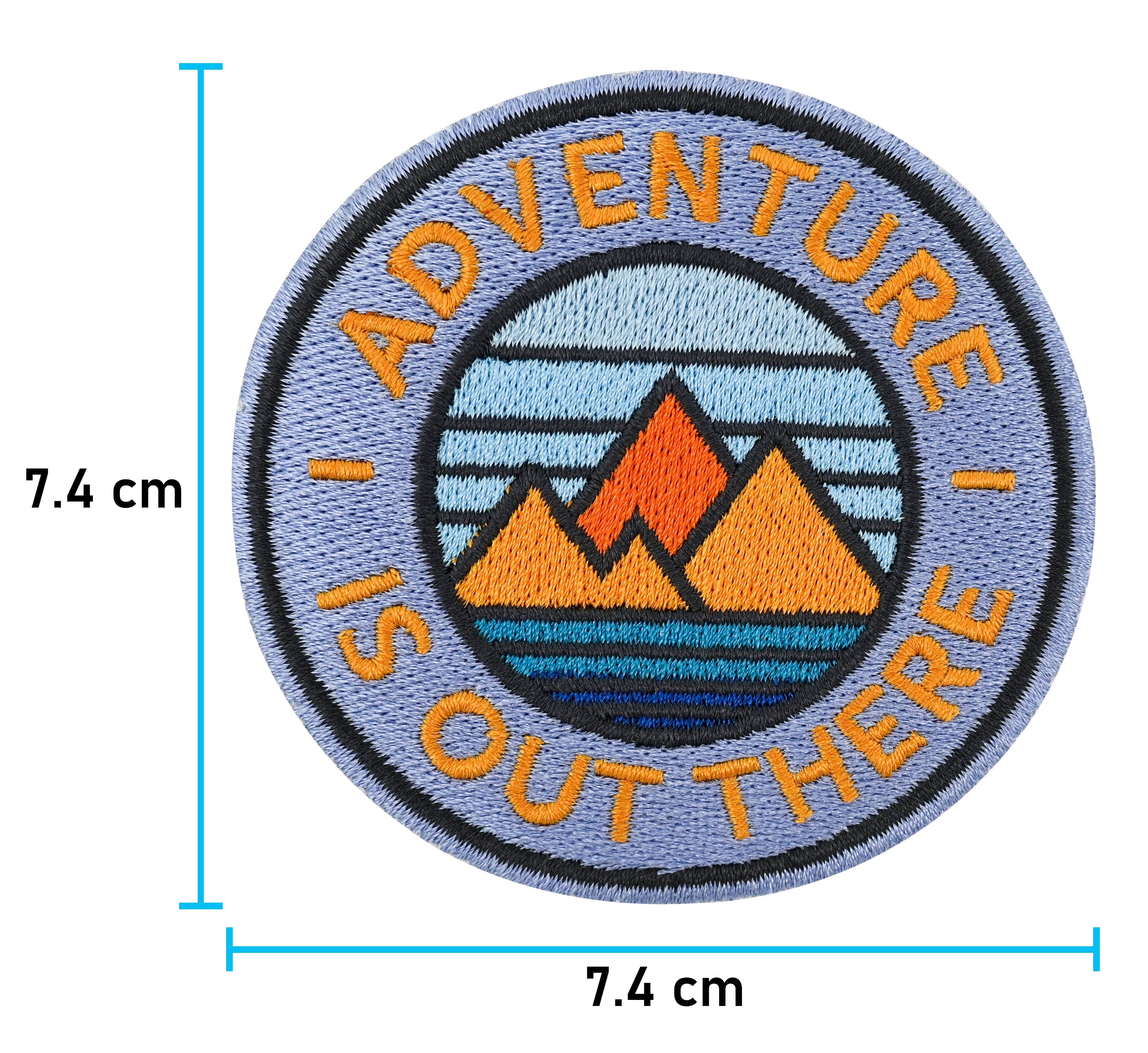 Klett Patch - Adventure is out there | Outdoor Klett Patches, Wandern Aufnäher, Rucksack Klettpatches, Wanderer Badge, Berge Klettpatch, Finally Home