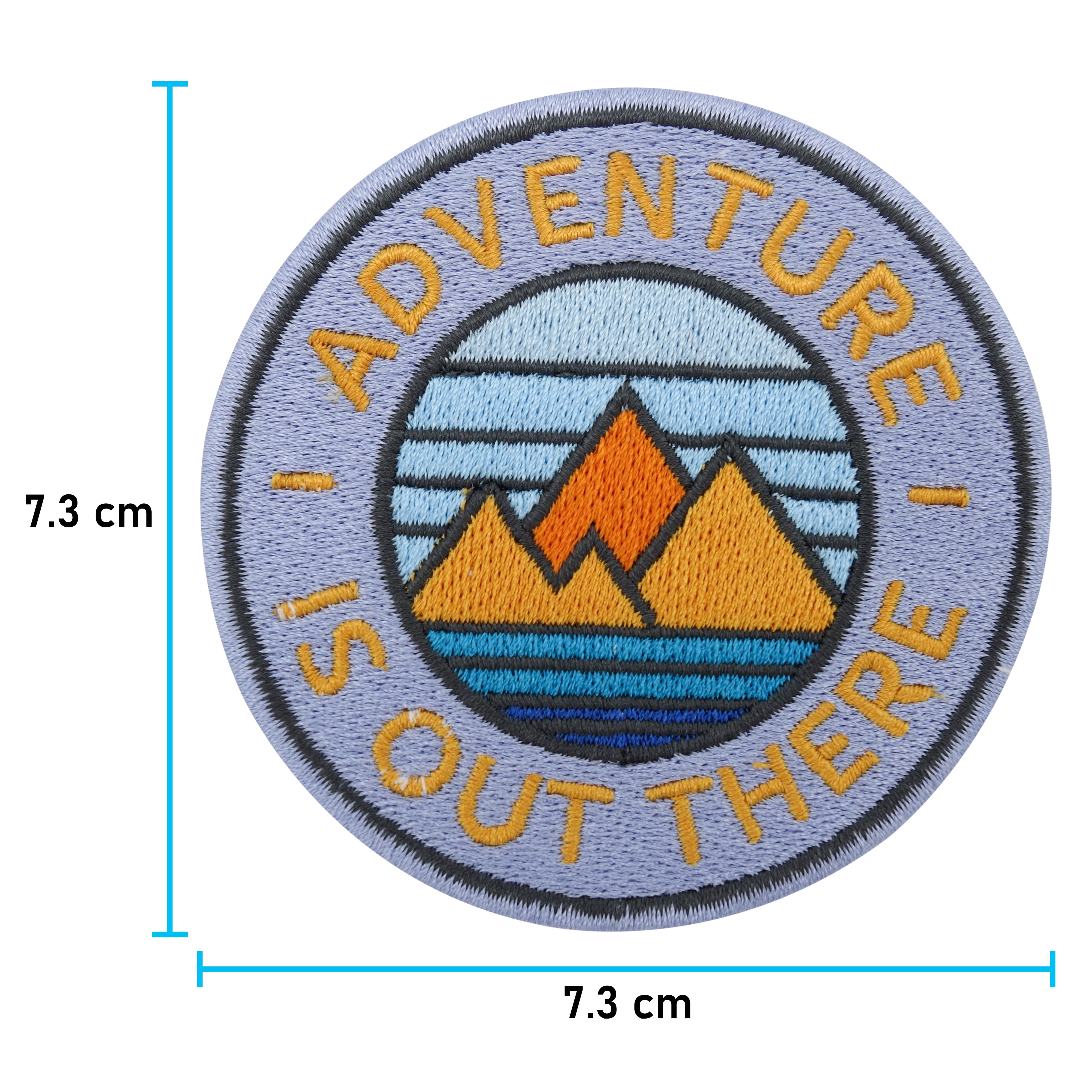 Adventure Collection: Adventure is out there Patch zum Aufbügeln | Wandern Outdoor Patches, Berg Bügelflicken, Flicken, Aufnäher Wanderer Rucksäcke, Finally Home