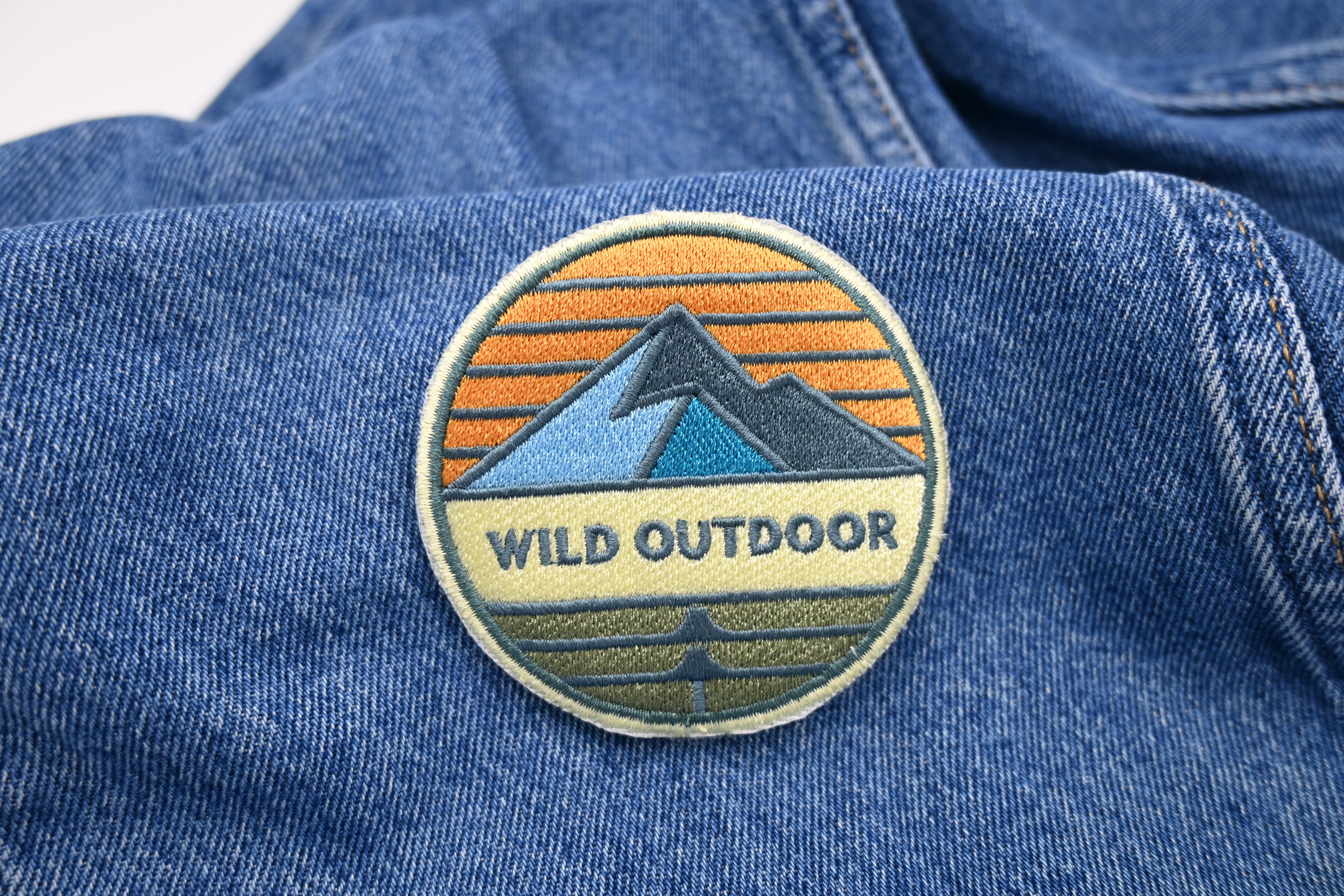 Klett Patch - Wild Outdoor | Wanderer Klett Patches, Wandern Aufnäher, Rucksack Klettpatches, Berg Badge, Berge Klettpatch, Finally Home