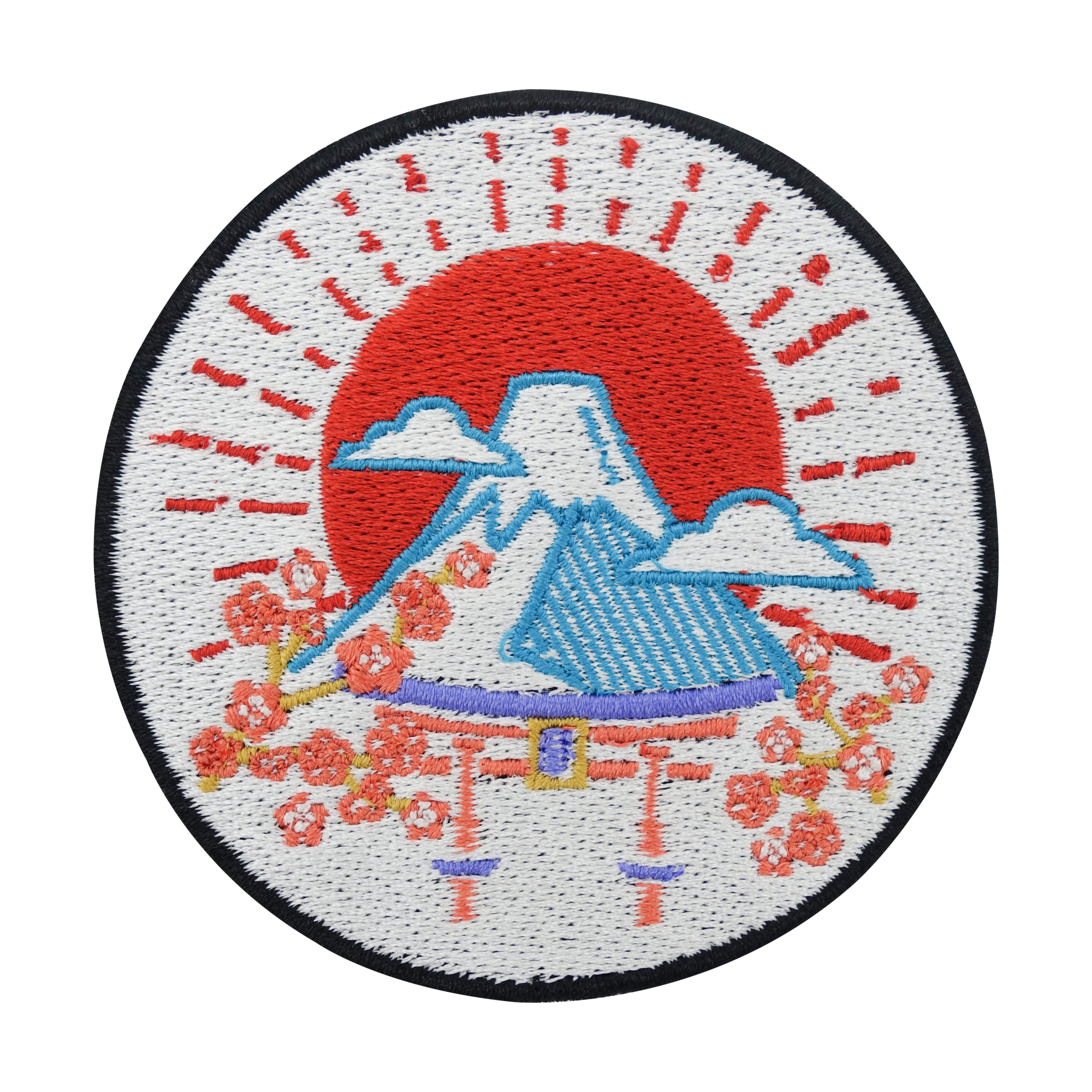 Roter Japan Fuji Berg Patch 