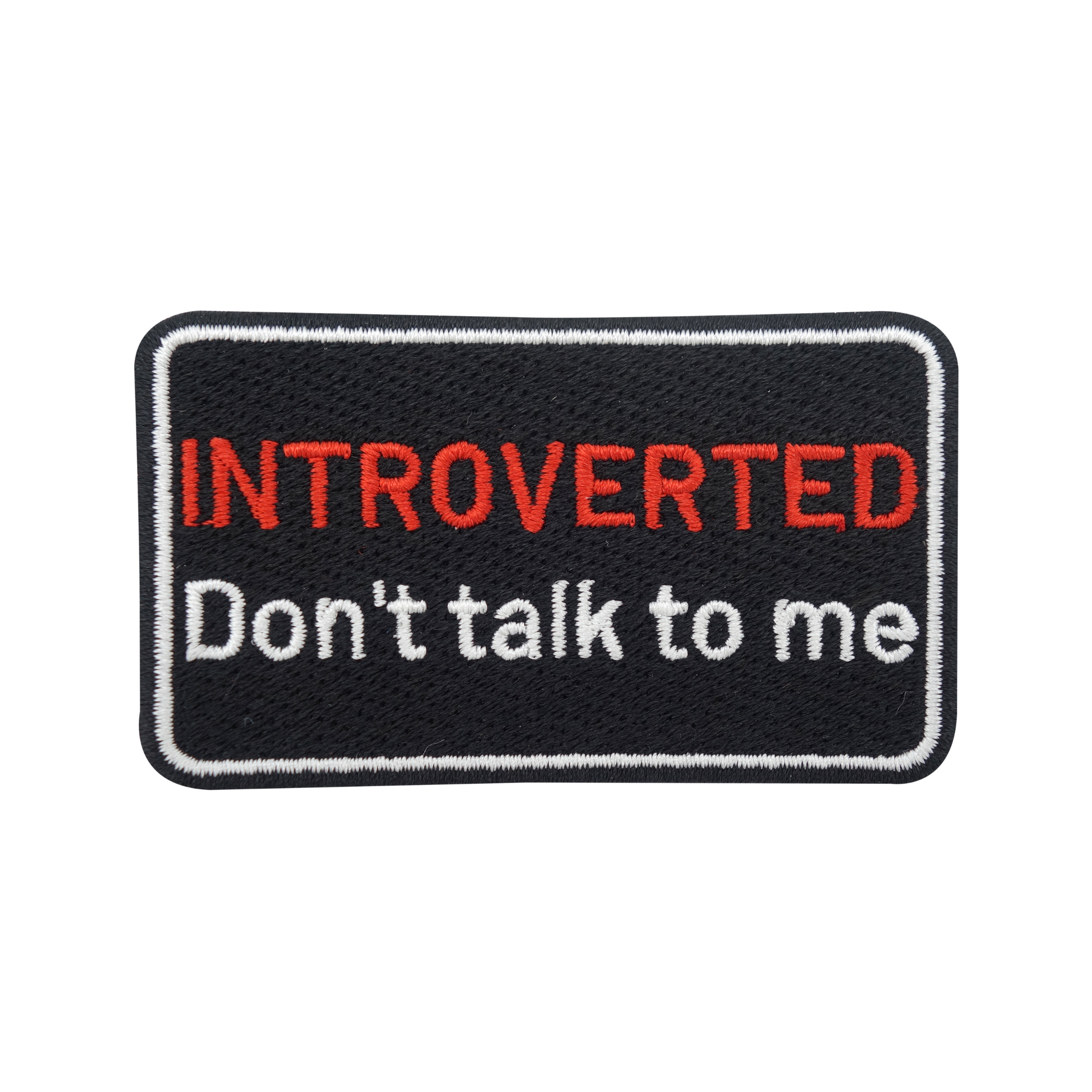 Introverted Personality Patch | Introvertiert Spruch Aufnäher | Gamer
