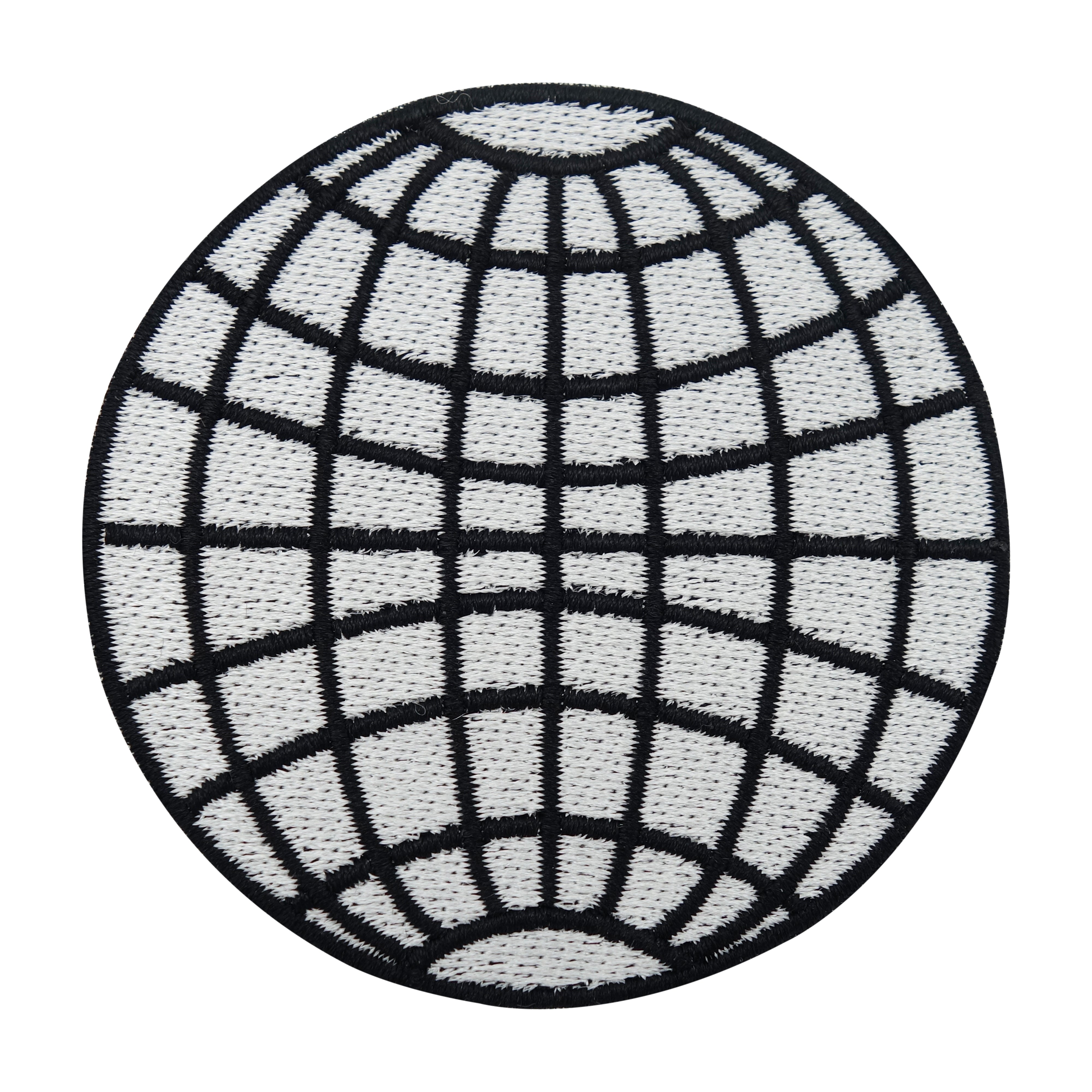Weißer minimalistische Erde Patch