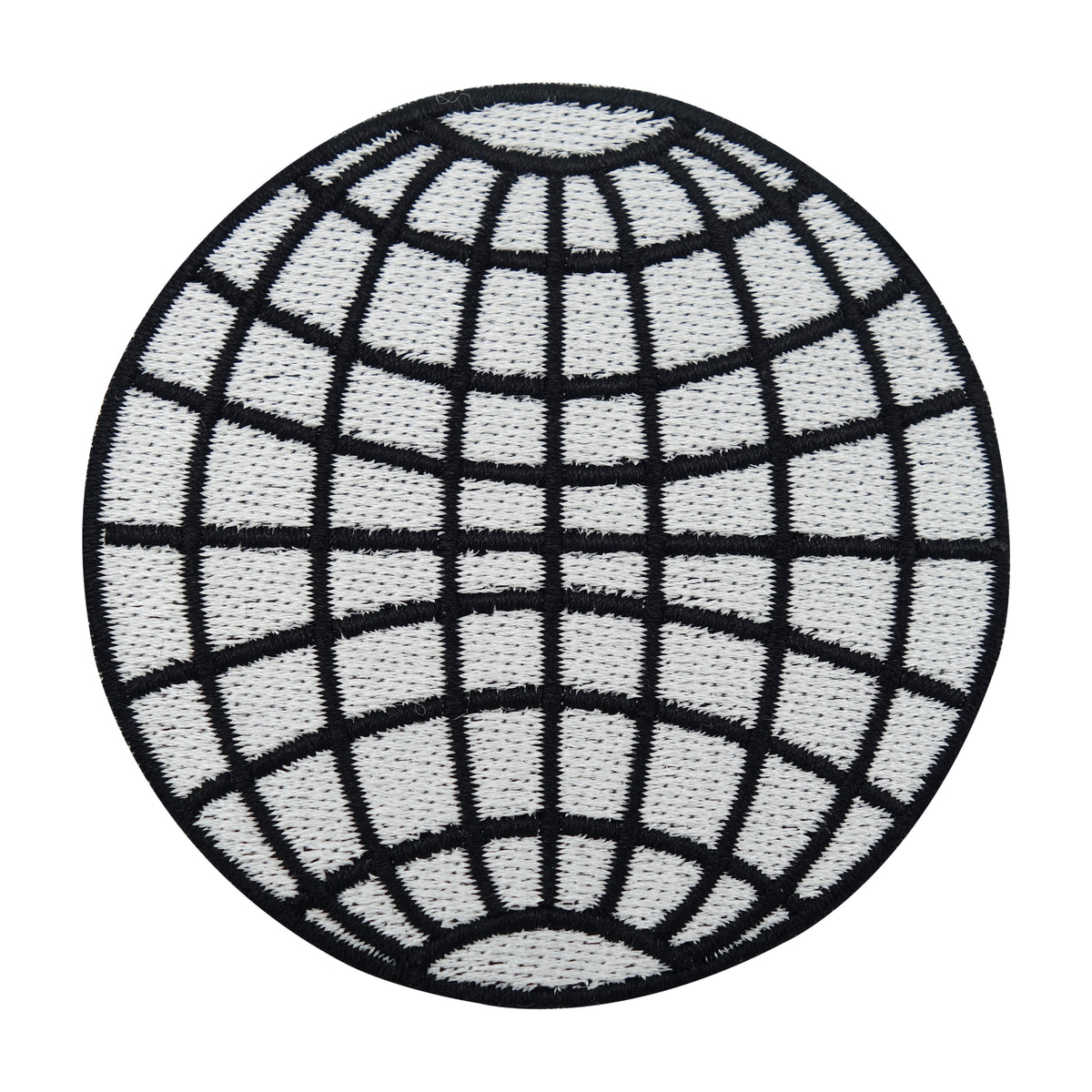 Weißer minimalistische Erde Patch