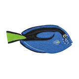 Blauer Korallen Fisch | Meer Patches, Fische Bügelbild, Aufbügler, Aufnäher, Finally Home Patch zum Aufbügeln