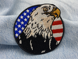 USA Adler Patch auf blauer Jeans