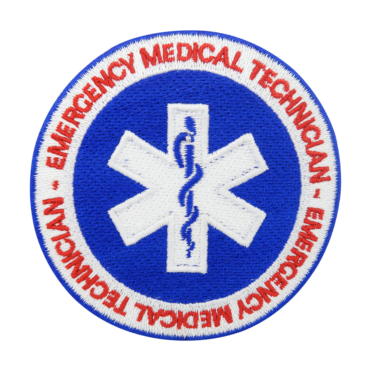 Blau roter Sanitäter EMT Patch