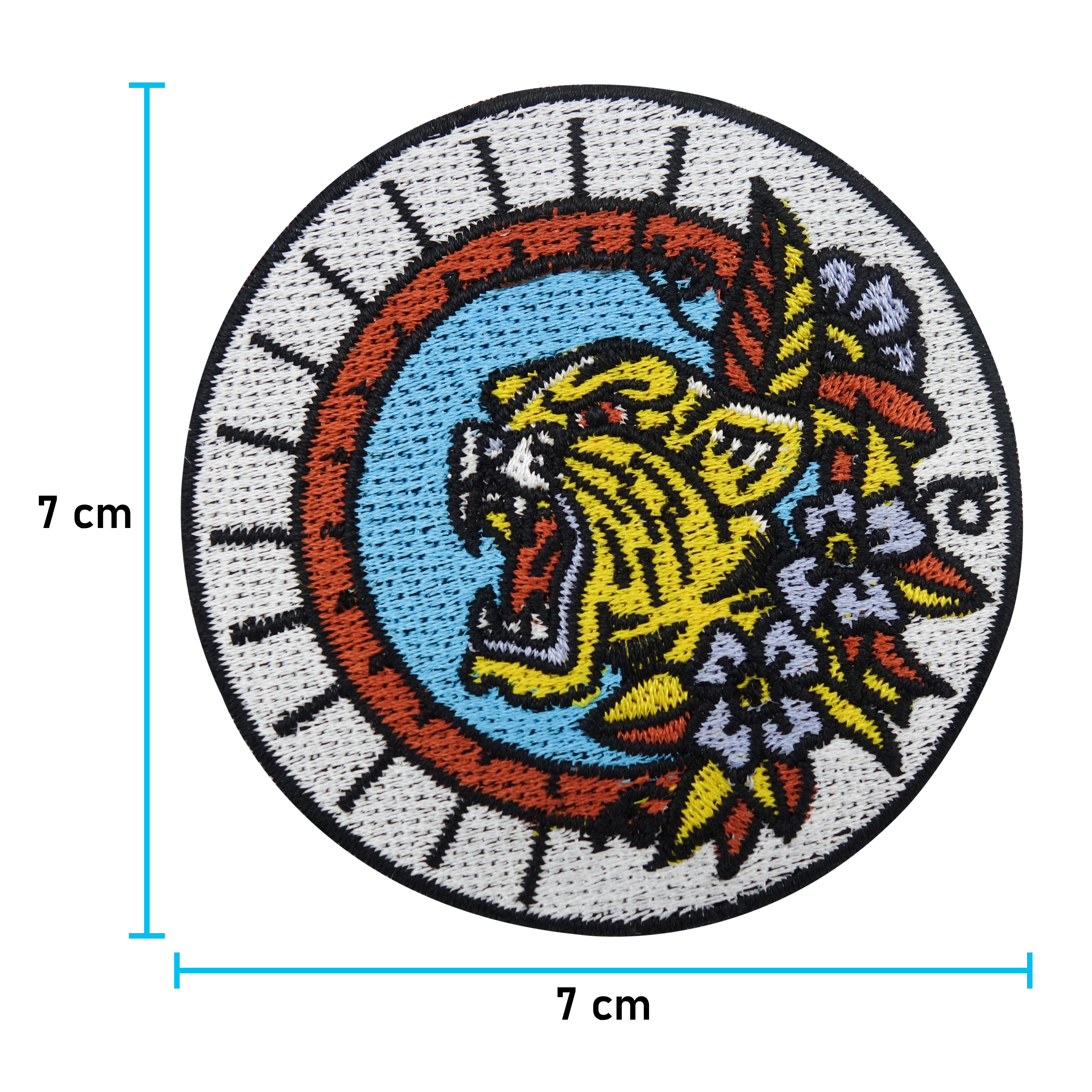 Tiger Patch mit der Maße: 7 x 7 cm 