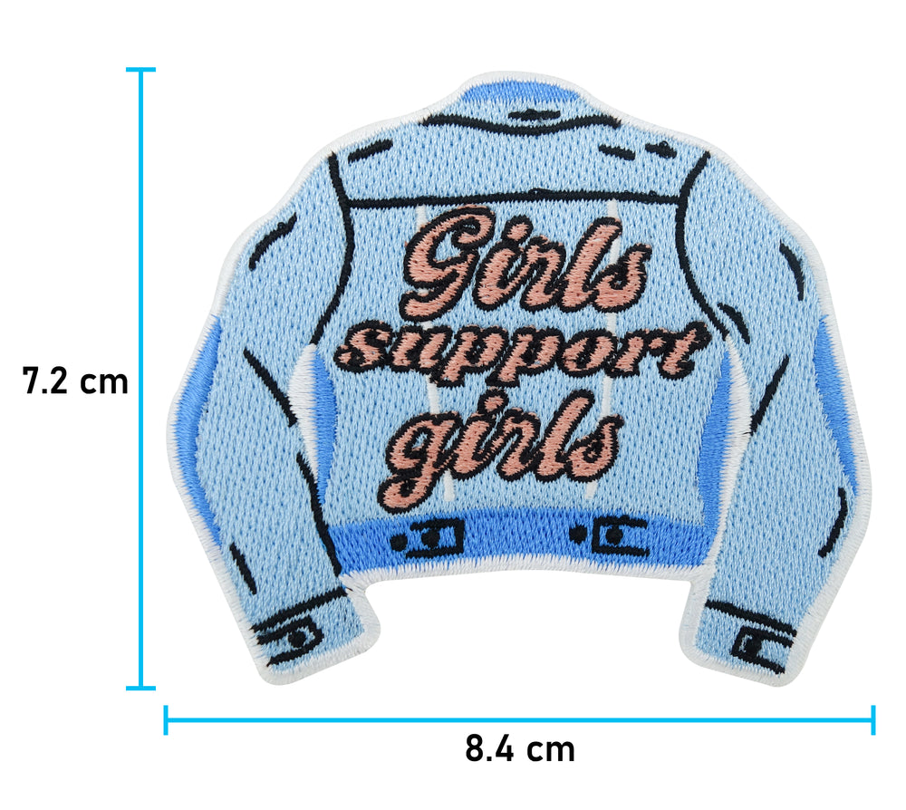 Jeansjacken Patch mit der Maße: 7,2 x 8,4 cm