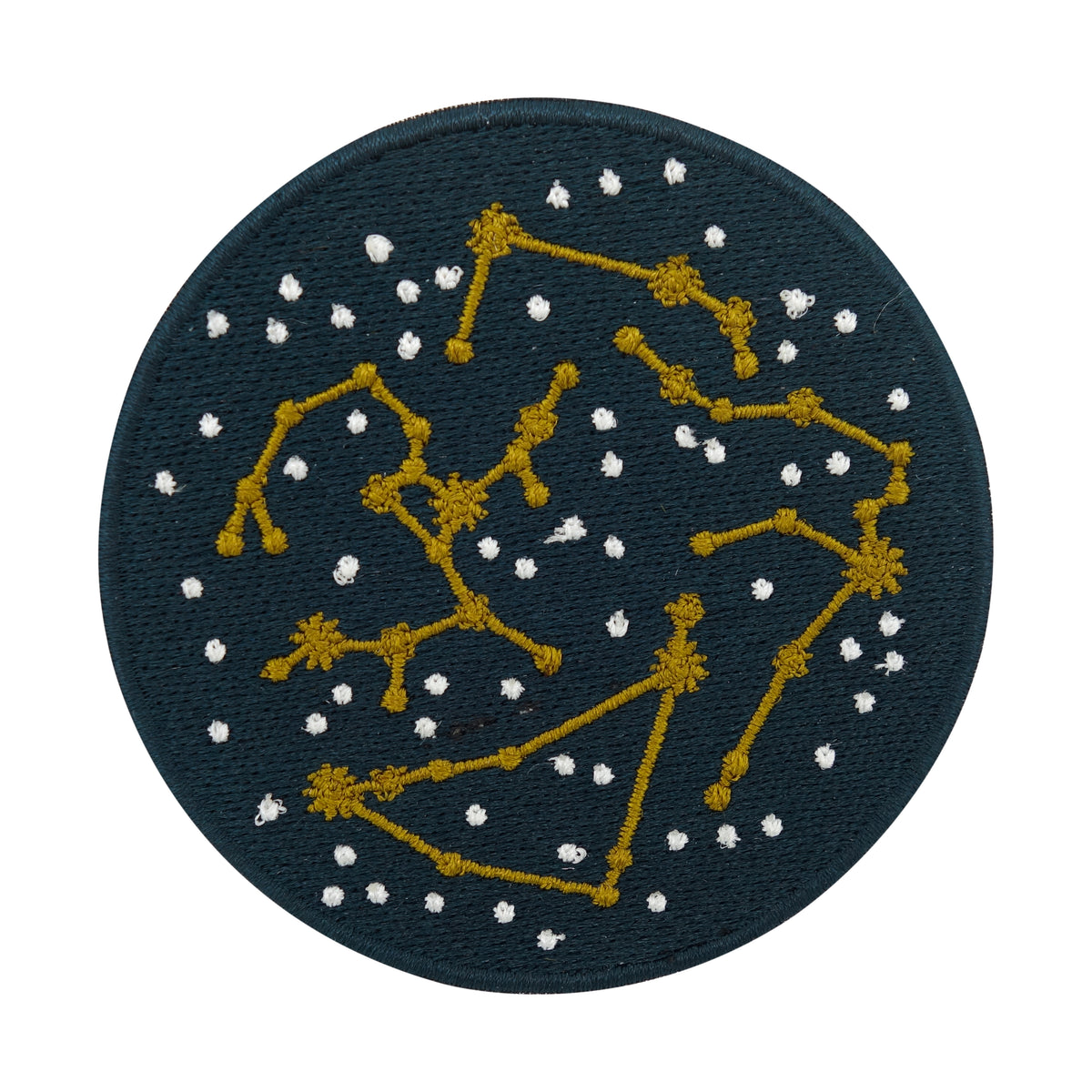 Dunkel blauer Sternenbilder Patch 