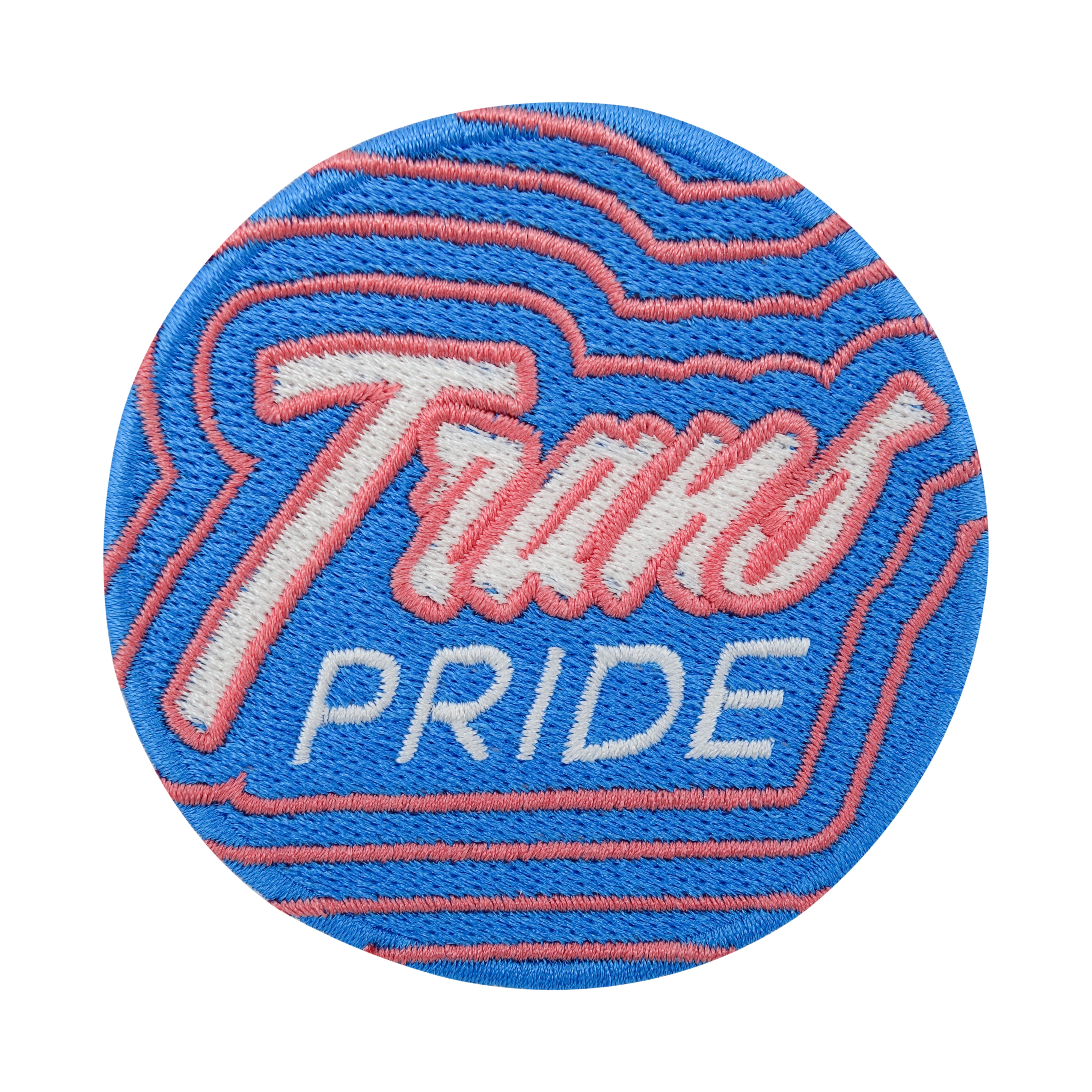 Blau-Pinker Trans Pride Patch
