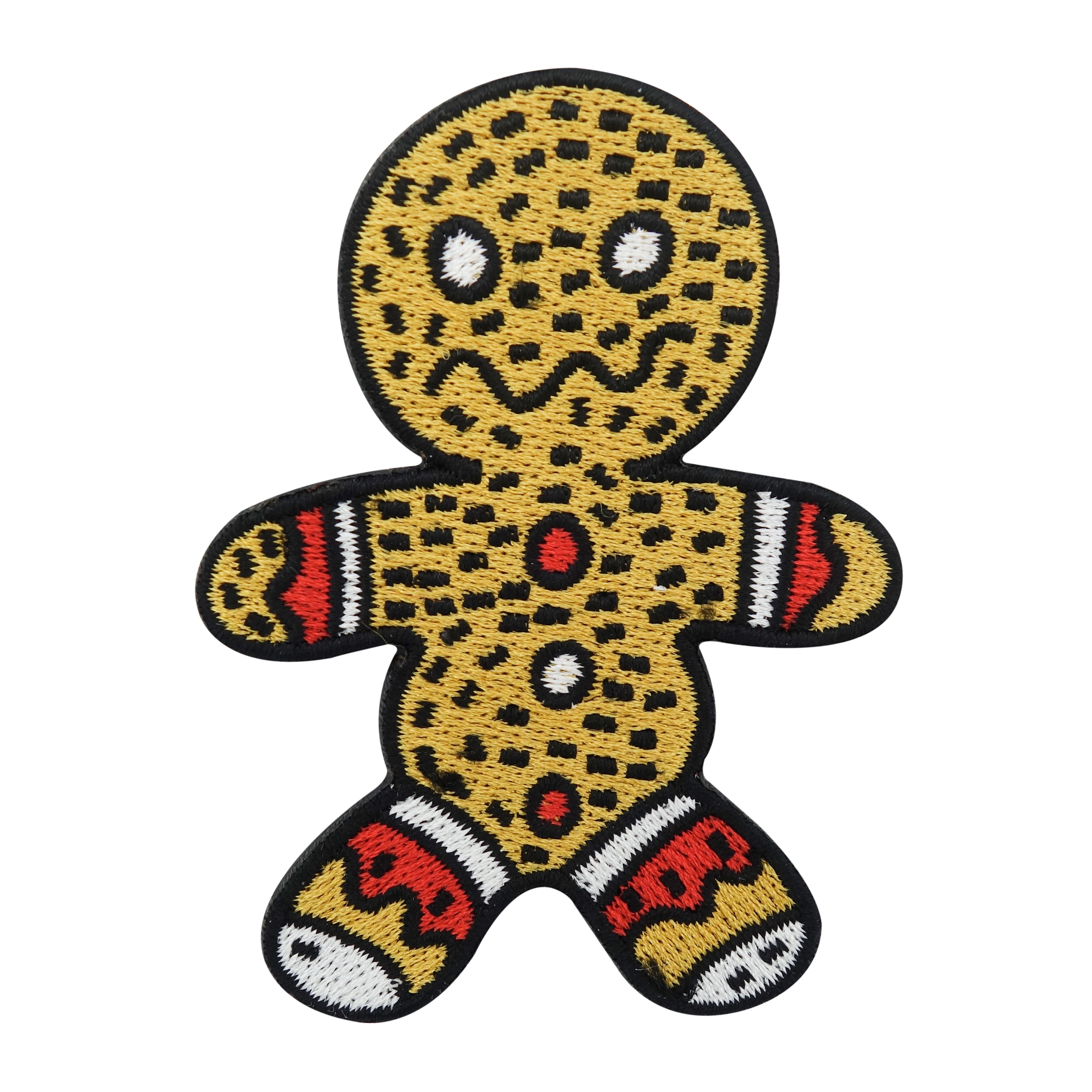 Brauner Lebkuchenmann Patch 