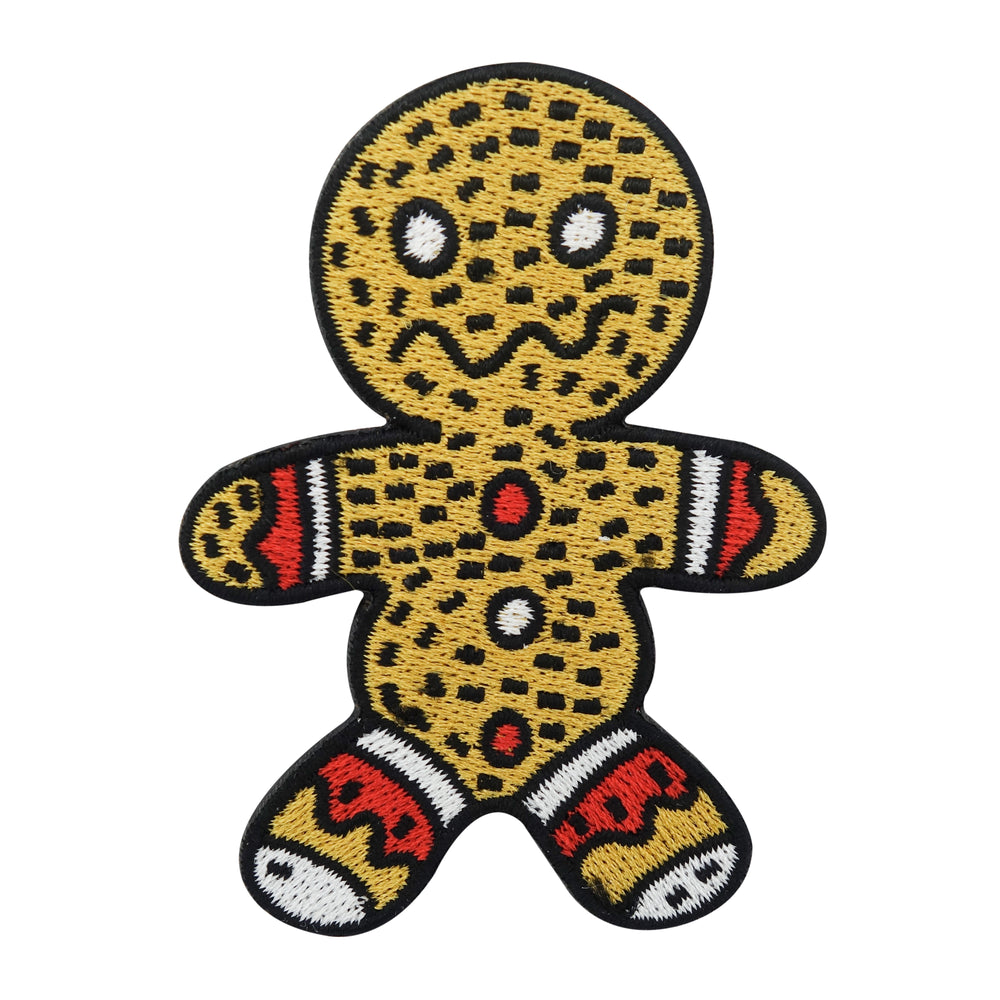 Brauner Lebkuchenmann Patch 