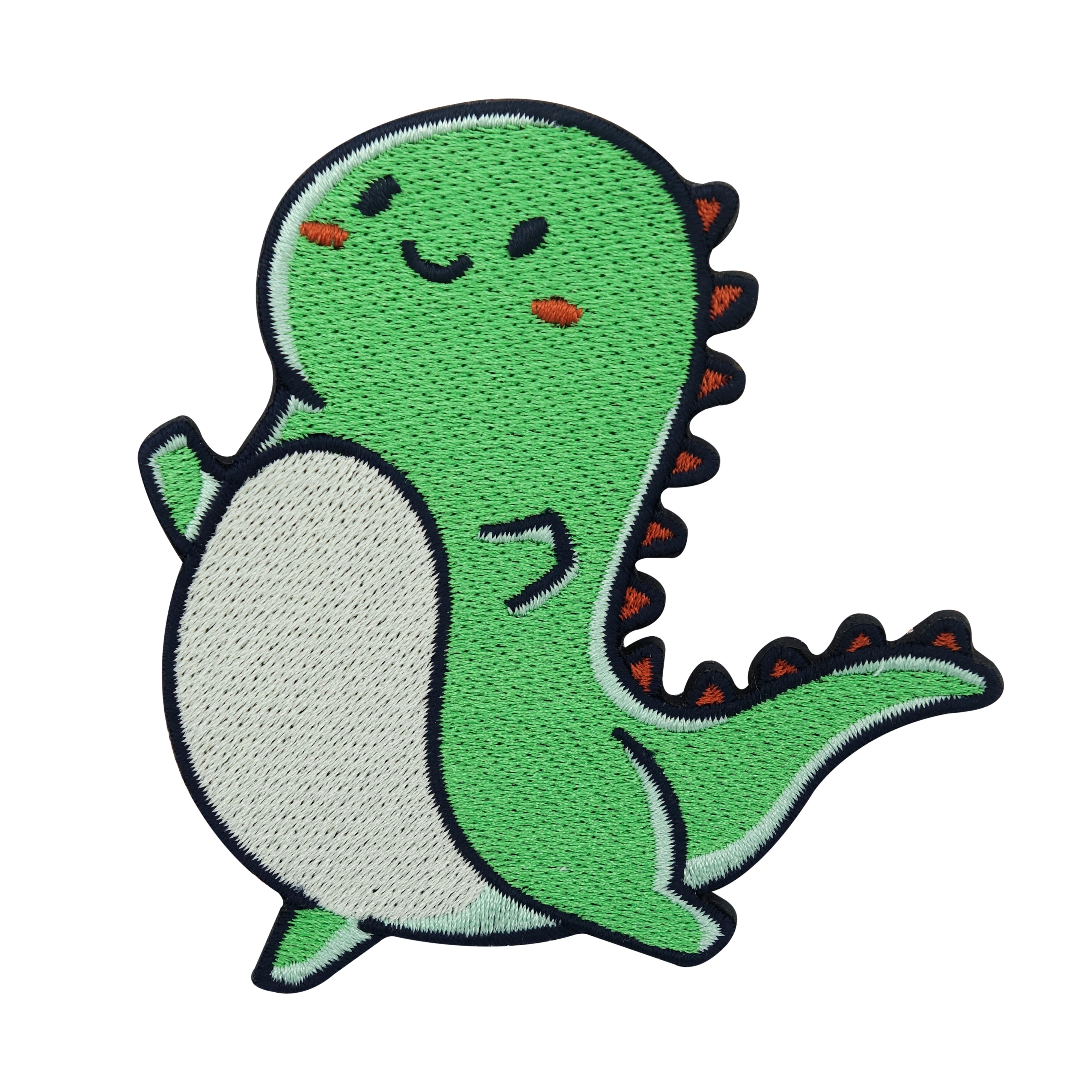 Grüner süßer T-Rex Dino Patch 