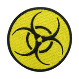 Gelber Biohazard Atom Patch
