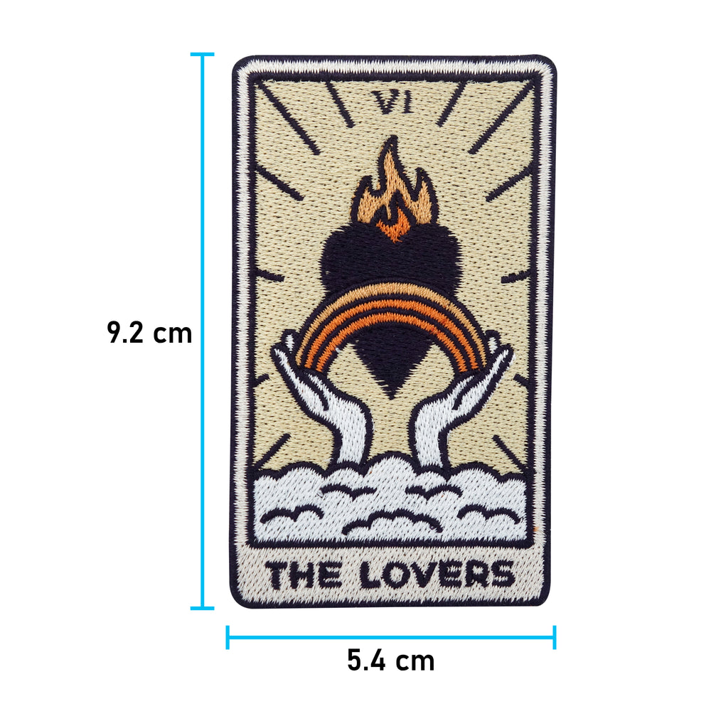 Tarot Karte Patch mit der Maße: 9,2 x 5,4 cm