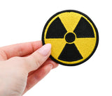 Atom Gefahr Klett | Radioaktivität Symbol Klett Patches, Aufnäher, Radioaktiv Klettpatches, Nuklear Badge, Klettpatch, Finally Home
