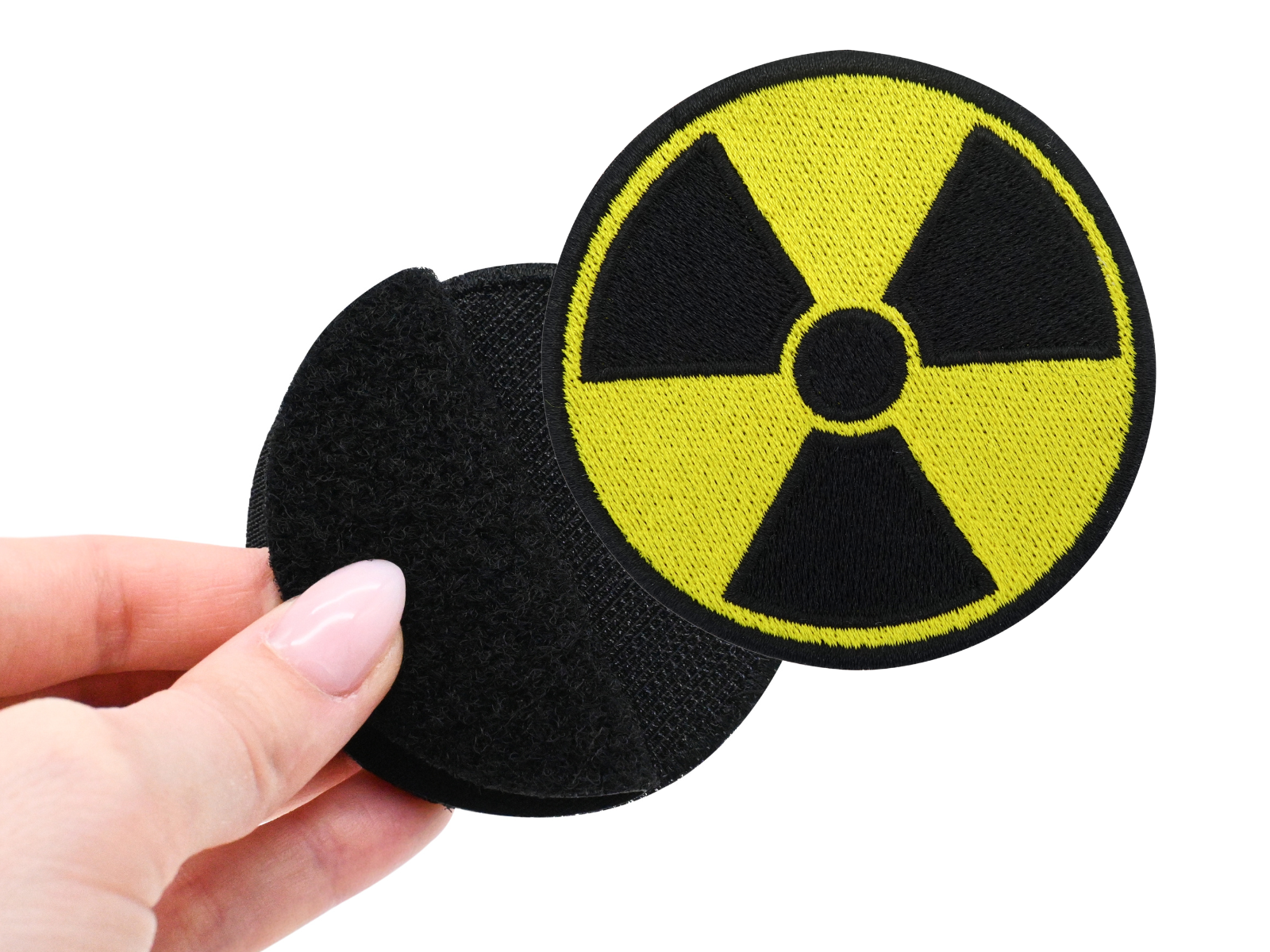Atom Gefahr Klett | Radioaktivität Symbol Klett Patches, Aufnäher, Radioaktiv Klettpatches, Nuklear Badge, Klettpatch, Finally Home