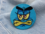 Monster Patch auf blauer Jeans
