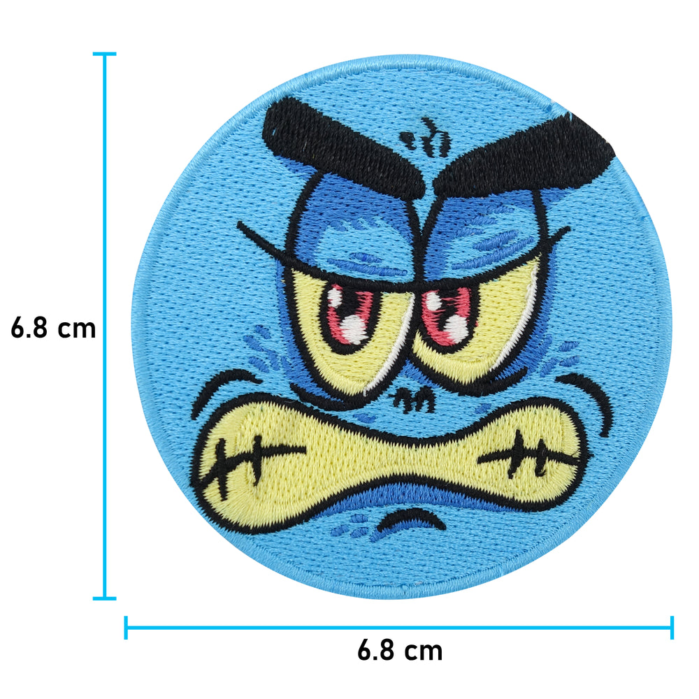 Monster Patch mit der Maße: 6,8 x 6,8 cm