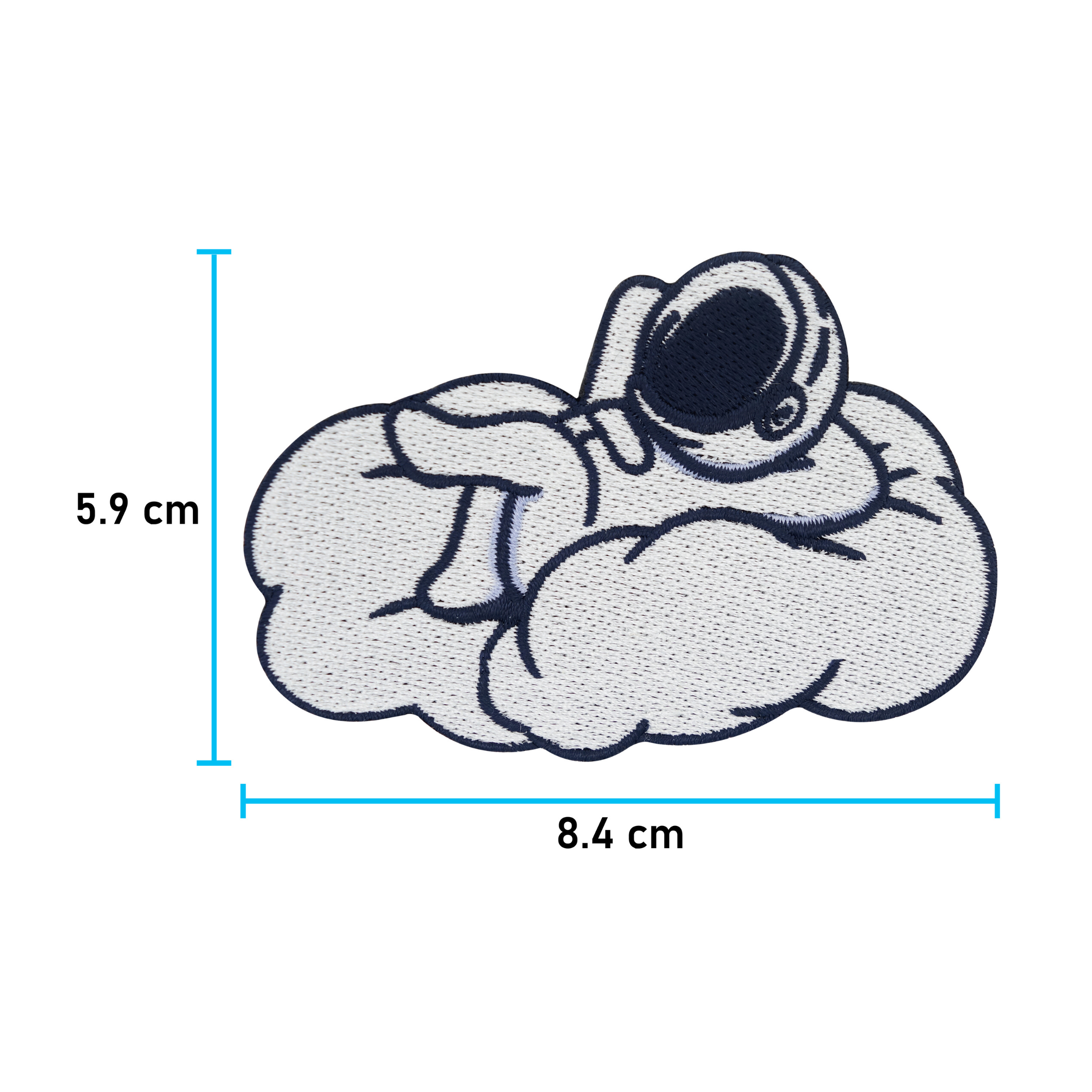 Astronaut in the Sky Patch | Space, Weltraum Aufnäher | Wolke Flicken