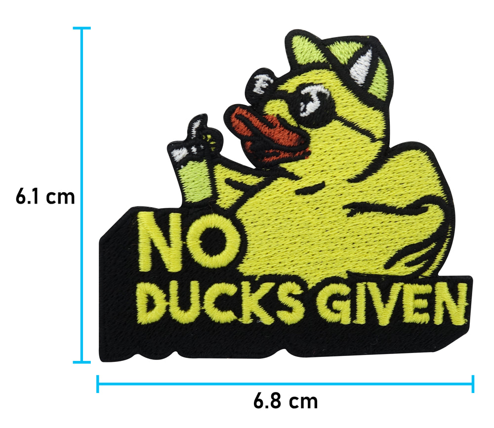 Enten Patch mit der Maße: 6,1 x 6,8 cm
