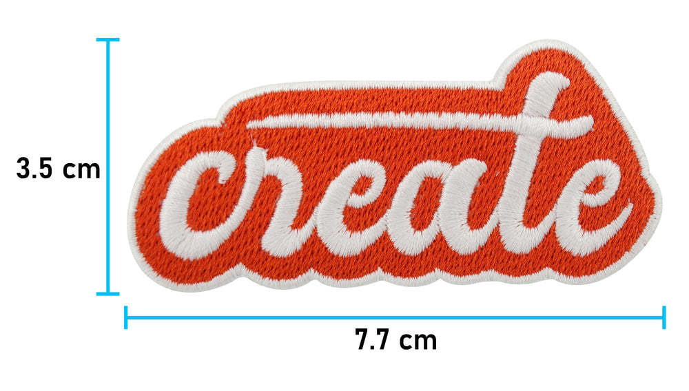 Create Patch mit der Maße: 3,5 x 7,7 cm