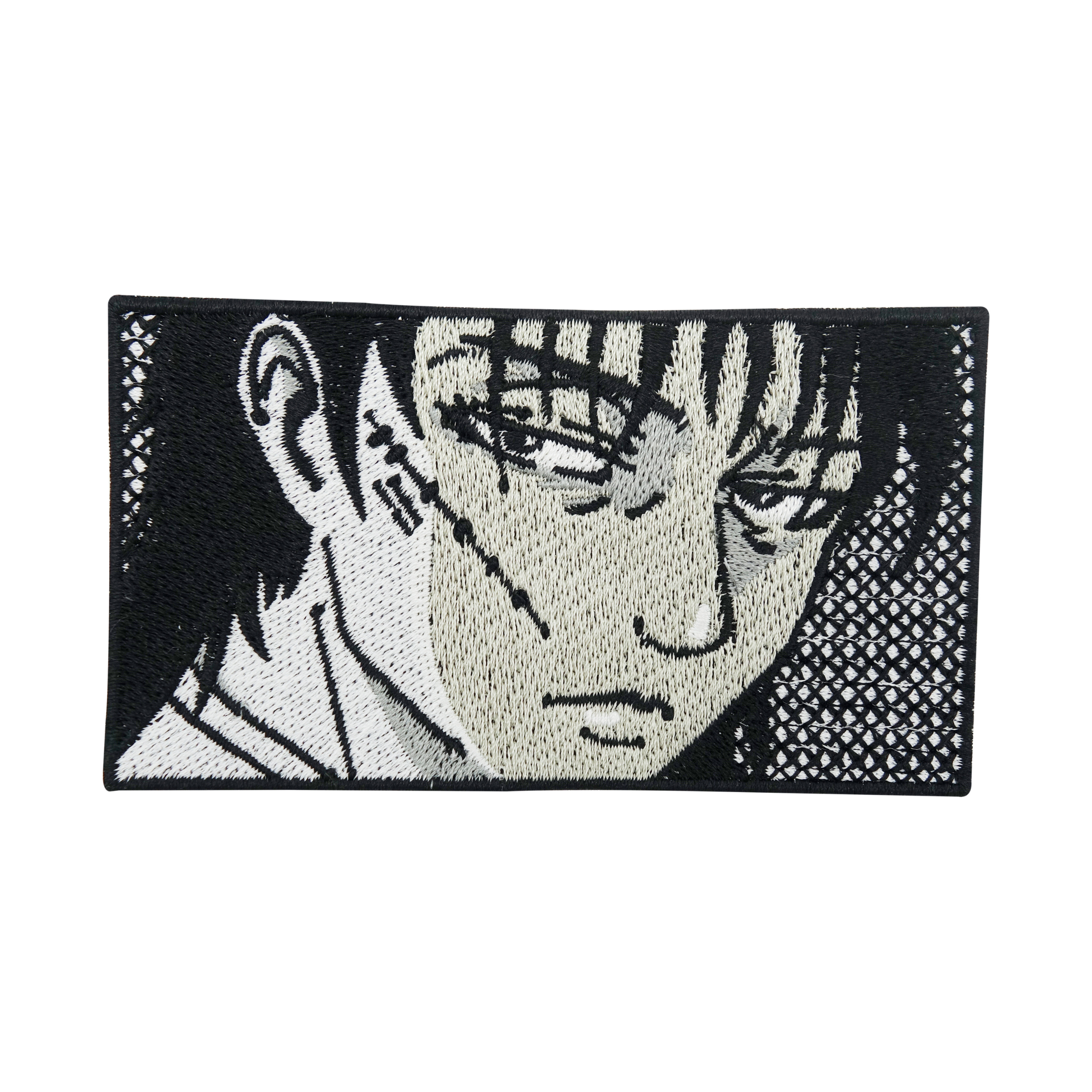 Anime Bad Boy Bügelpatch | Comic Aufnäher | Manga Junge Narbe Flicken