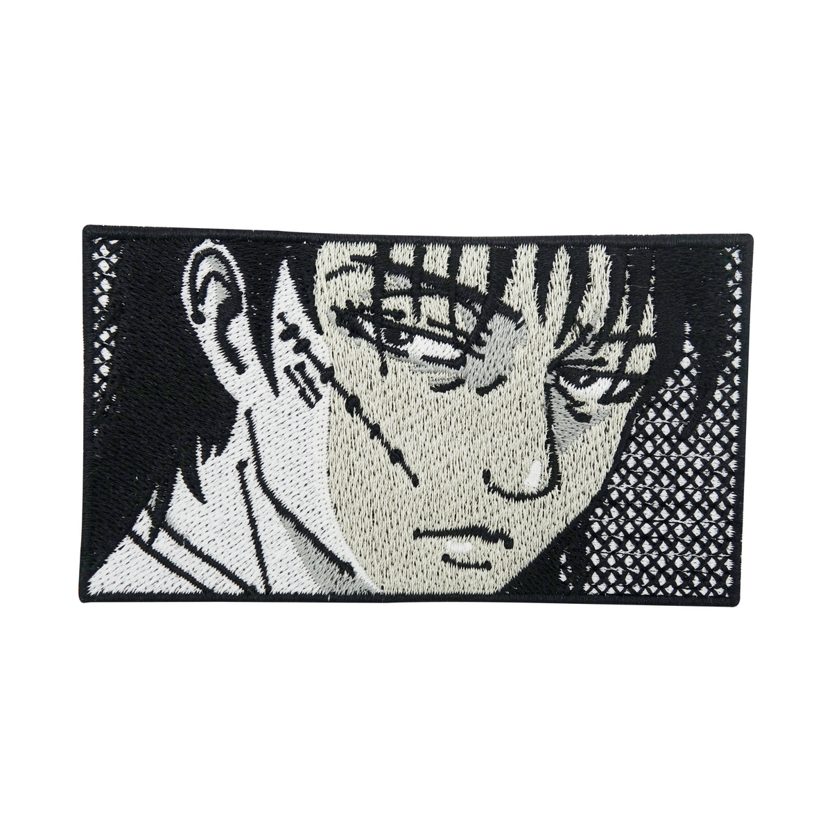Anime Bad Boy Bügelpatch | Comic Aufnäher | Manga Junge Narbe Flicken