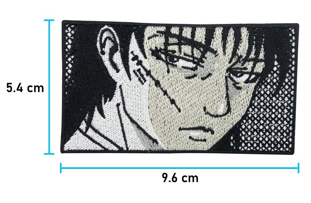 Anime Bad Boy Patch mit der Maße: 5,4 x 9,6 cm