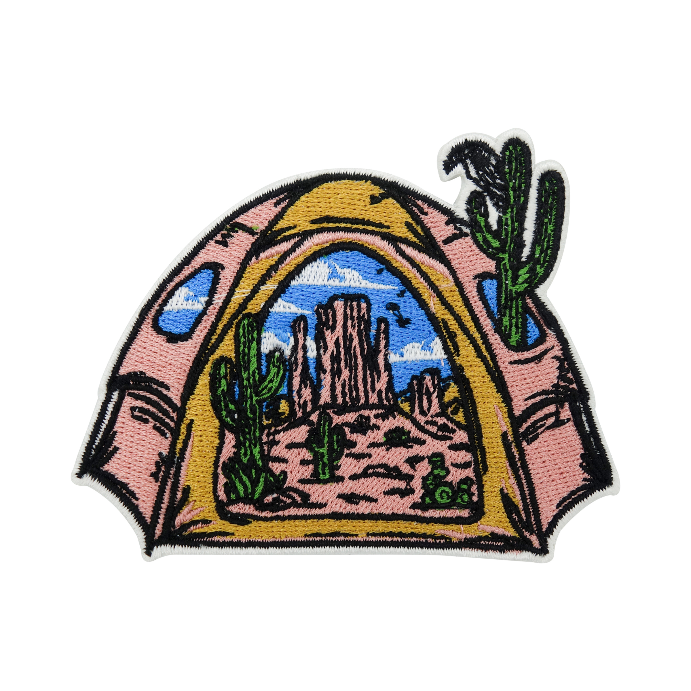 Camping in the Desert Patch | Camping, Outdoor Patch | Cactus Patch