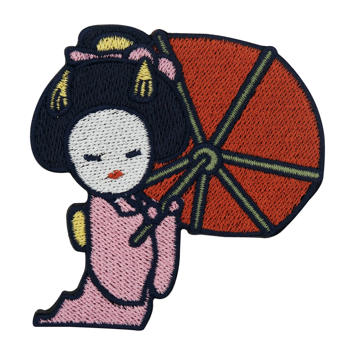 Rosa-roter Japanische Frau Patch 