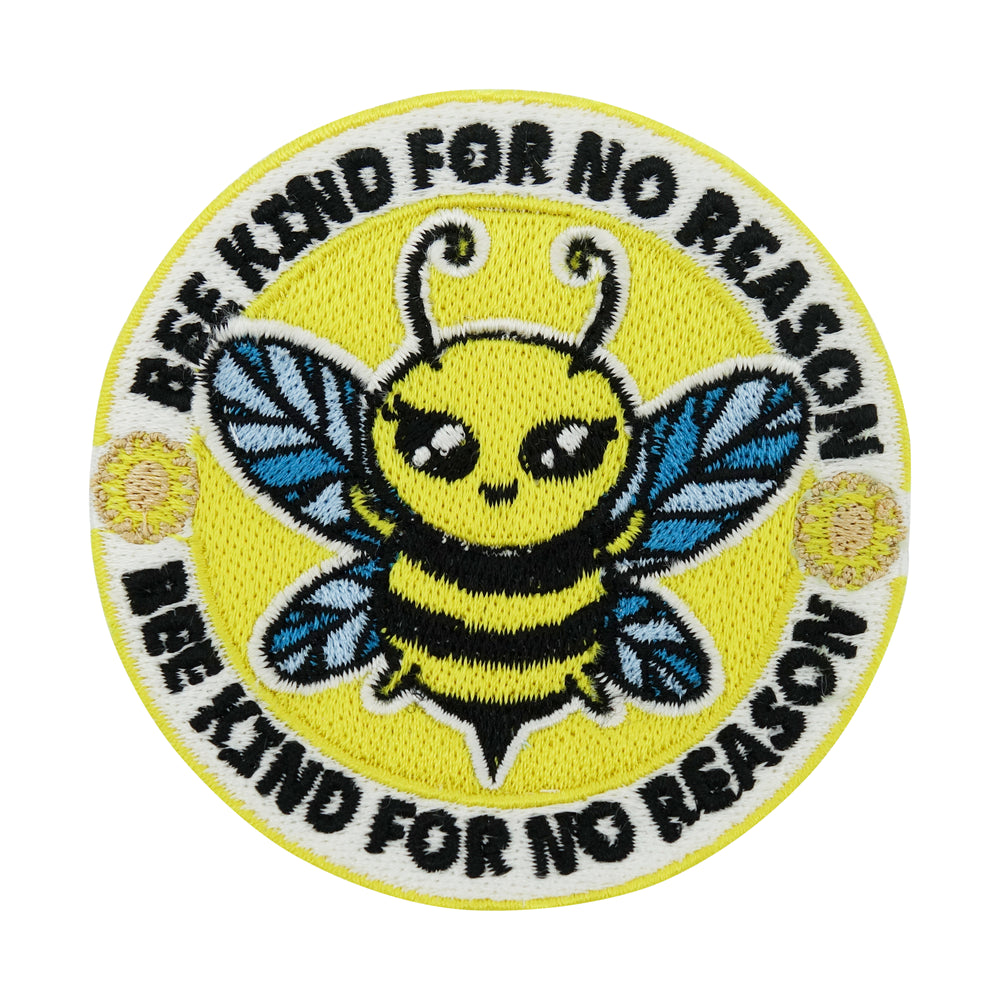 Gelber Bee Kind For No Reason Biene Patch