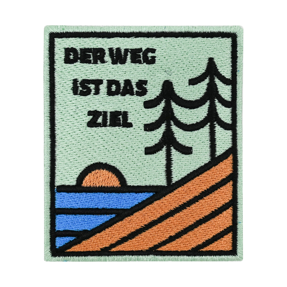 Der Weg ist das Ziel Klett Patch | Klett Patches Wandern, Natur Aufnäher, Rucksack Klettpatches Wanderer, Berg Badge, Outdoor Klettpatch, Finally Home