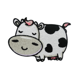 Süßer Kuh Patch | Cute Cow Aufnäher | Tier, Bauernhof DIY Bügelpatch