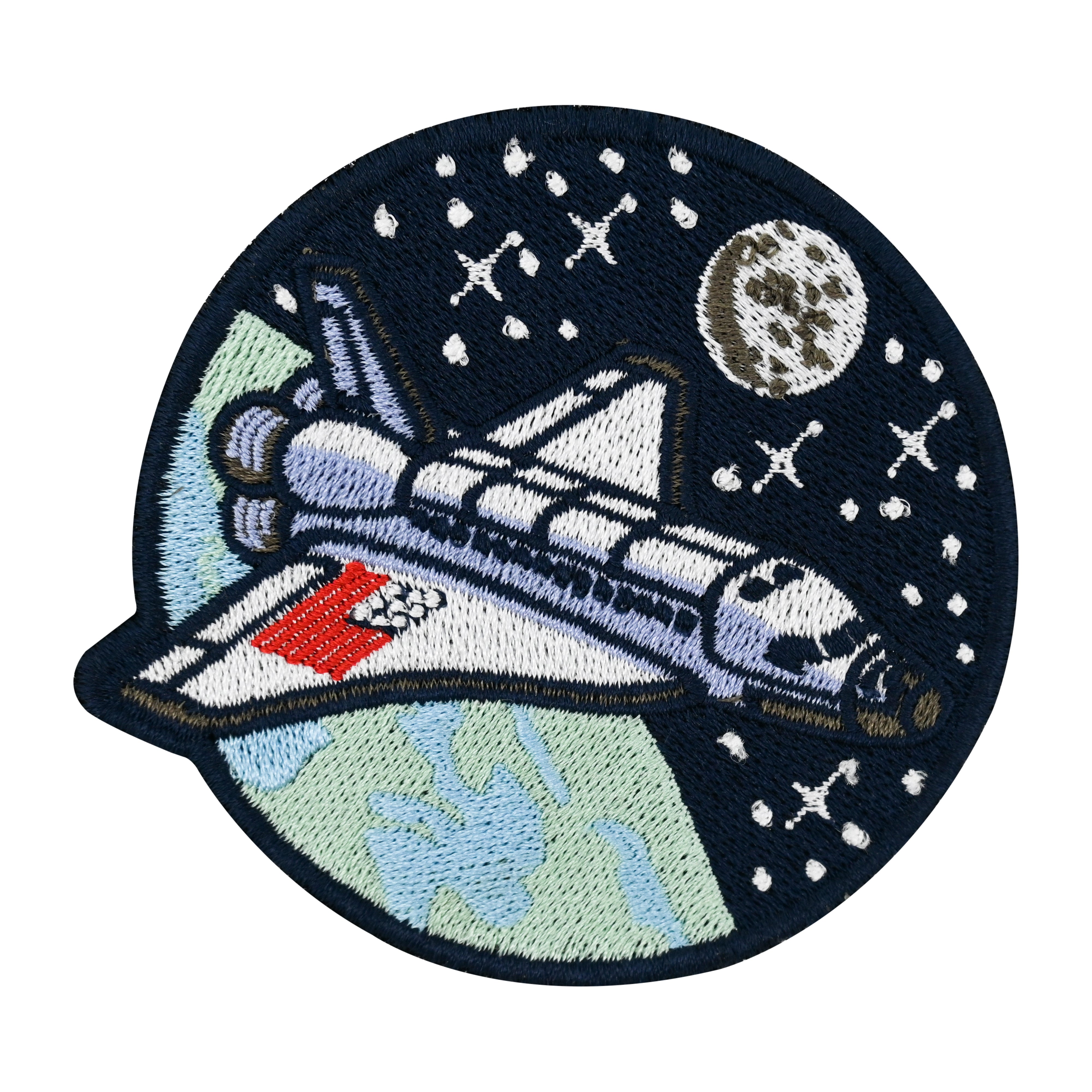 Raumschiff im Weltraum Finally Home Klett Patch | Rakete Klett Patches, Nasa Aufnäher, Astronaut Klettpatches, Kinder Mond Badge, Alien Klettpatch