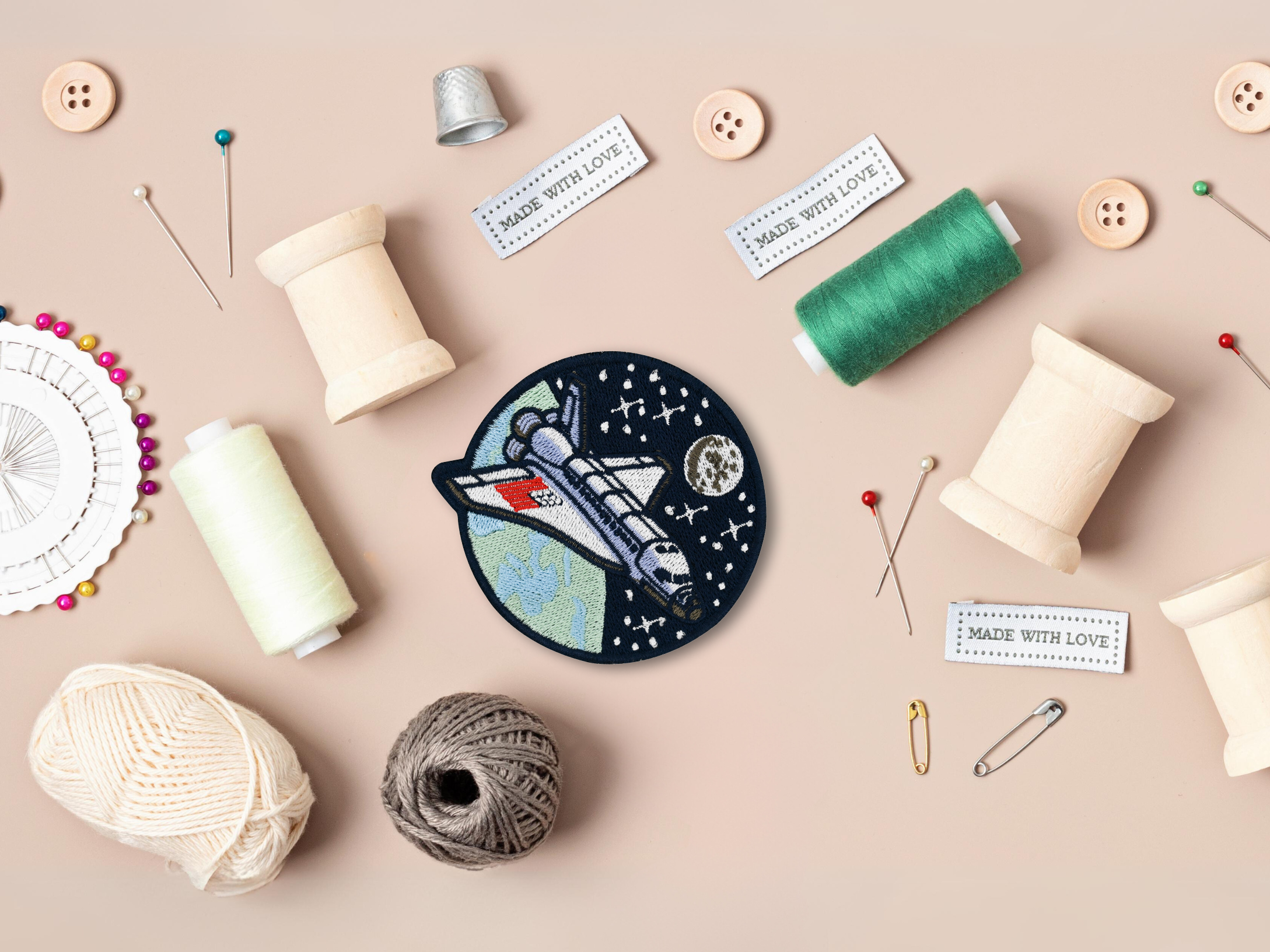 Raumschiff im Weltraum Finally Home Klett Patch | Rakete Klett Patches, Nasa Aufnäher, Astronaut Klettpatches, Kinder Mond Badge, Alien Klettpatch