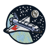 Raumschiff im Weltraum Finally Home Klett Patch | Rakete Klett Patches, Nasa Aufnäher, Astronaut Klettpatches, Kinder Mond Badge, Alien Klettpatch