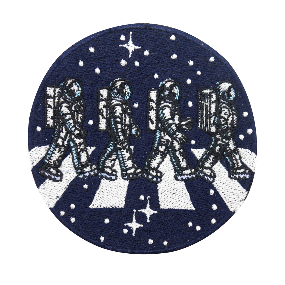 Blauer Astronauten in Beatles Pose Patch