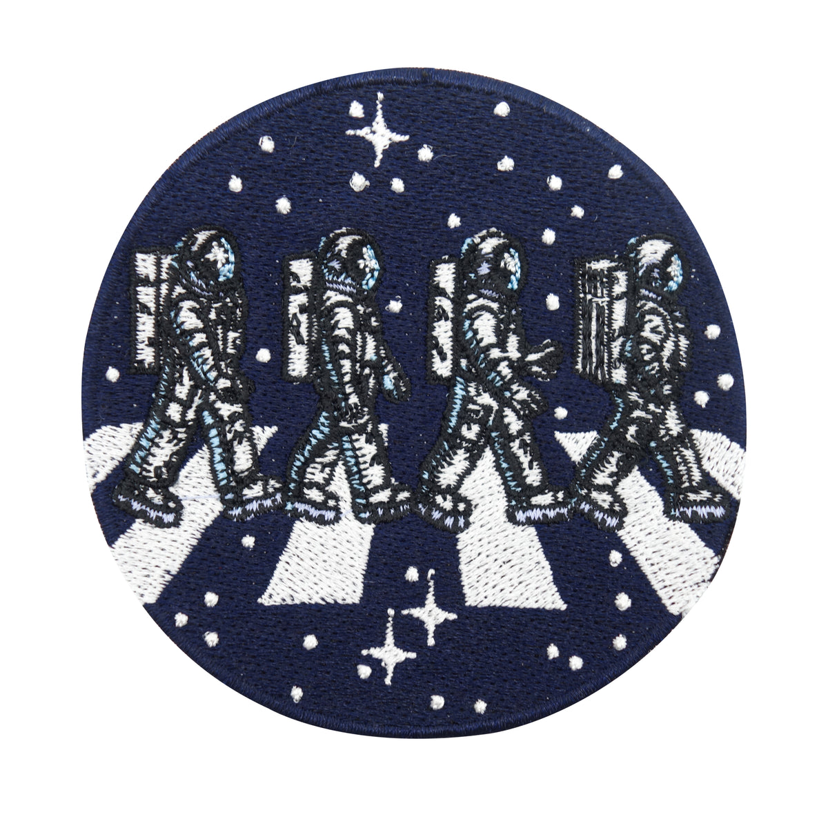 Blauer Astronauten in Beatles Pose Patch