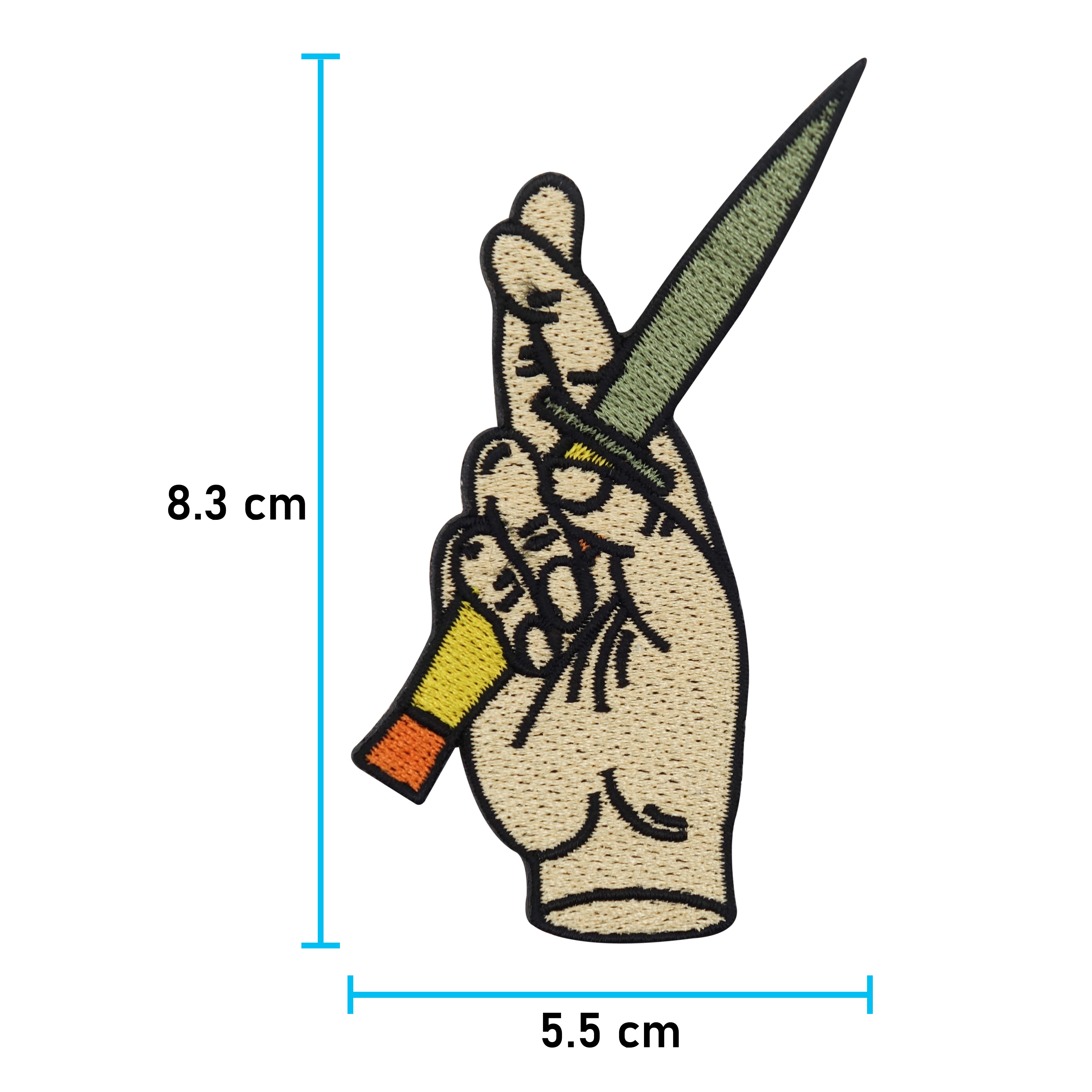 Sneaky Hands | Patches, Bügelbild, Verräter Aufbügler, Hände Aufnäher, Finally Home Patch zum Aufbügeln