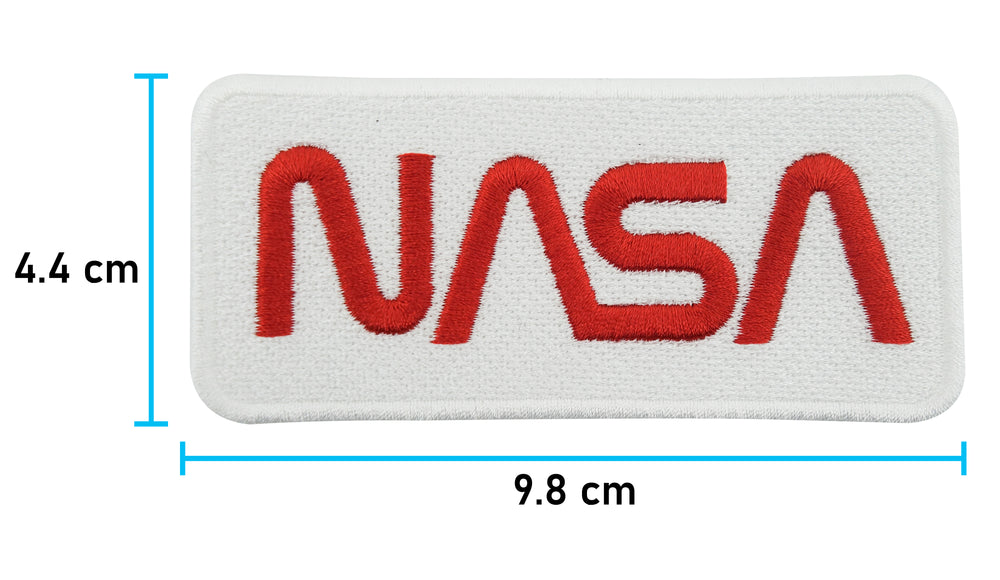 NASA Patch mit der Maße: 4,4 x 9,8 cm