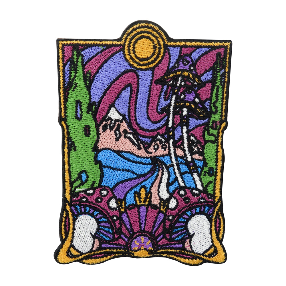 Bunter Pilz Land Patch