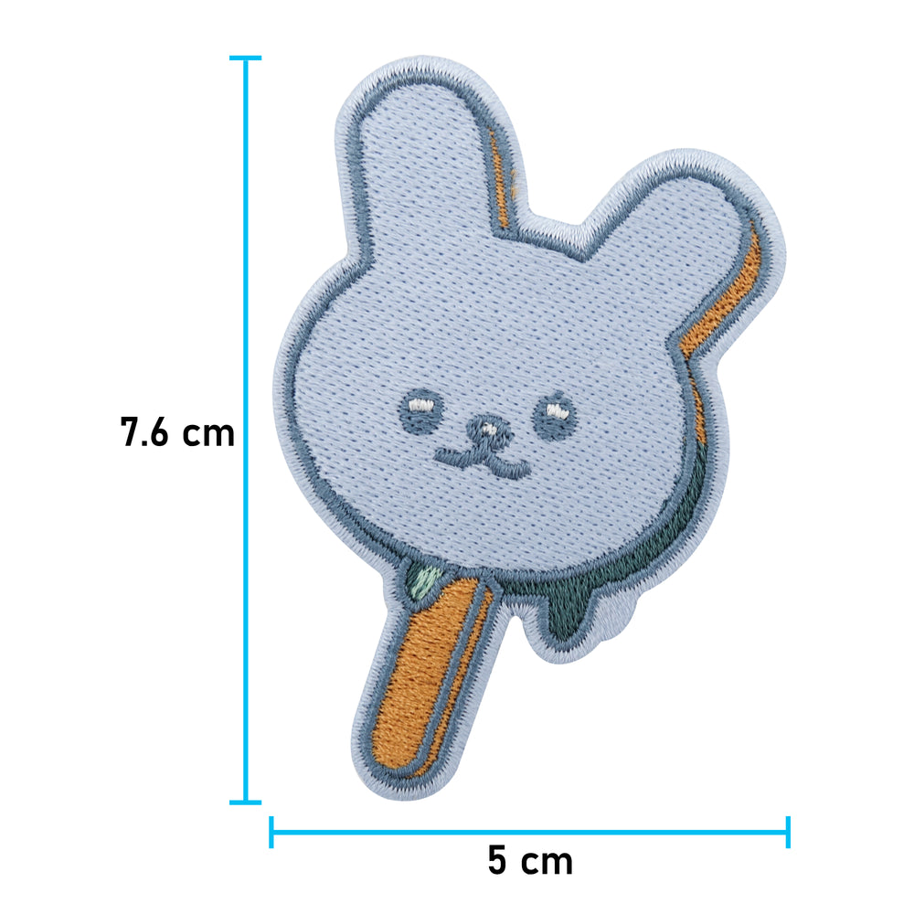Hasen Lolly Patch mit der Maße: 7,6 x 5 cm